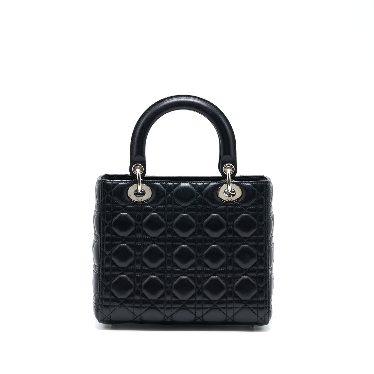 Dior Medium Lady Dior Lambskin Black