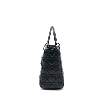 Dior Medium Lady Dior Lambskin Black