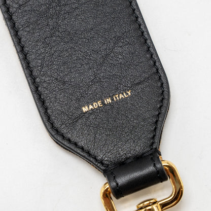 Fendi Strap You Textured-Effect Leather Shoulder Strap Brown