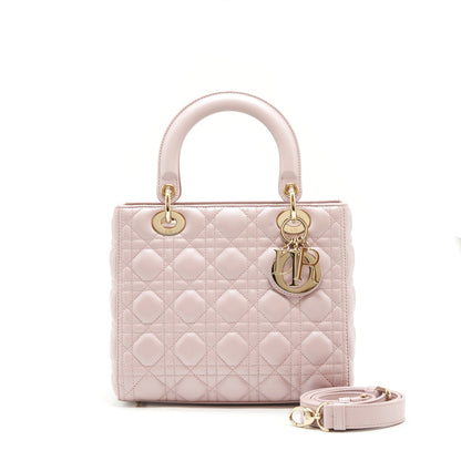 DIor Lady Dior Lambskin Light Pink