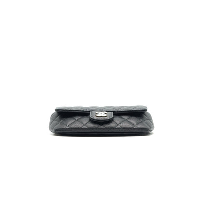 Chanel Glasses Case With Classic Chain Black LGHW