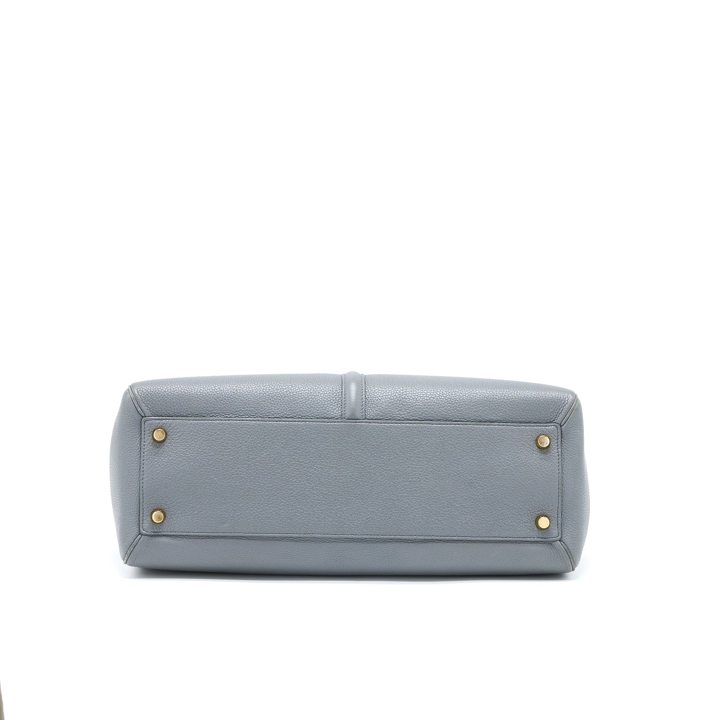 Celine 16 Purse Grained Calfskin Grey
