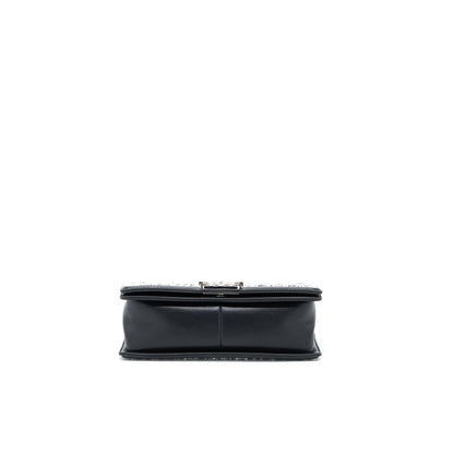Chanel Medium Boy Bag Limited Lambskin Black/White SHW