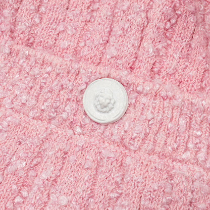 Chanel Size 36 22P Knit Skirt Viscose/Cotton/Polyamide Light Pink