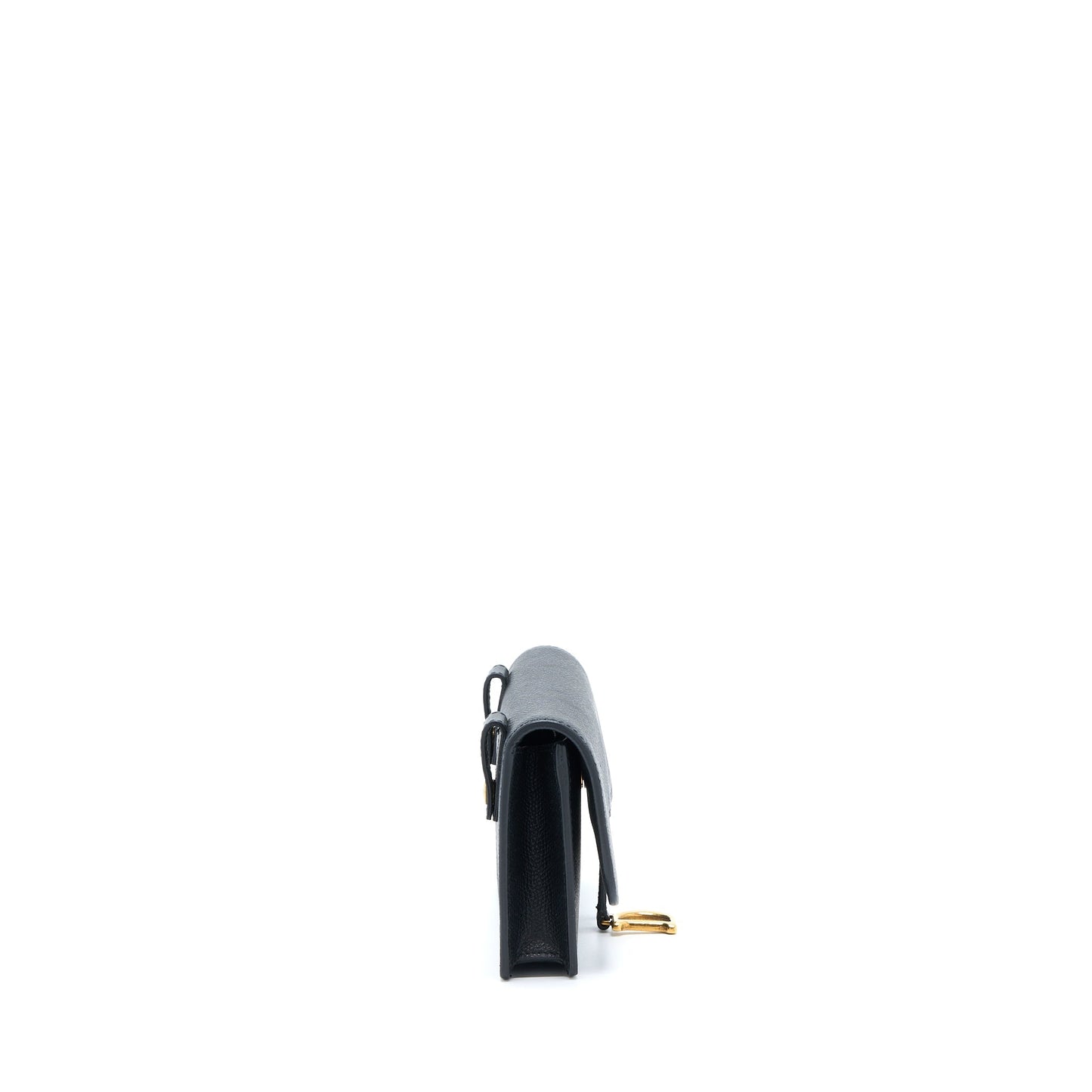 Dior Saddle Belt Pouch Grained Calfskin Black