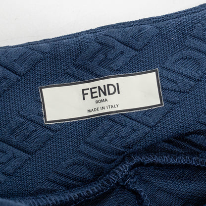 Fendi Size Fendi Logo Leggings Polyamide/Elastane Dark Blue