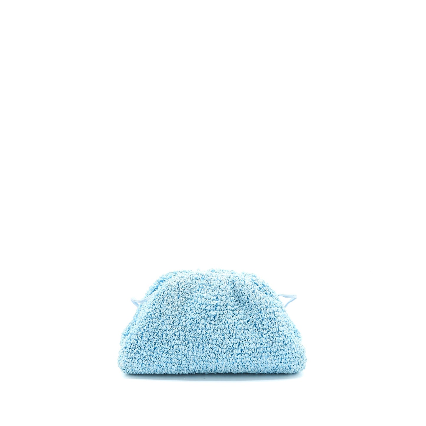Bottega Veneta Mini Pouch Raffia/Leather Bubble