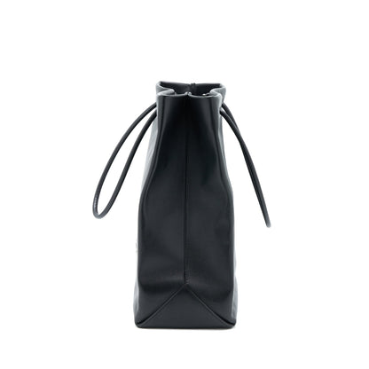 Chanel Vintage Cambon Tote Bag Calfskin Black SHW