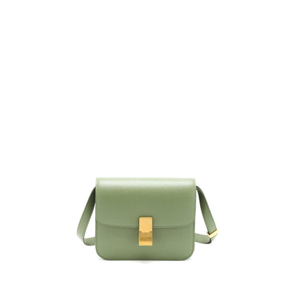 Celine Teen Box Calfskin Green