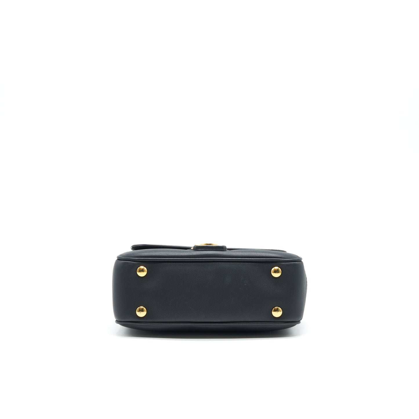 BURBERRY Small DK88 Top Handle Purse Black
