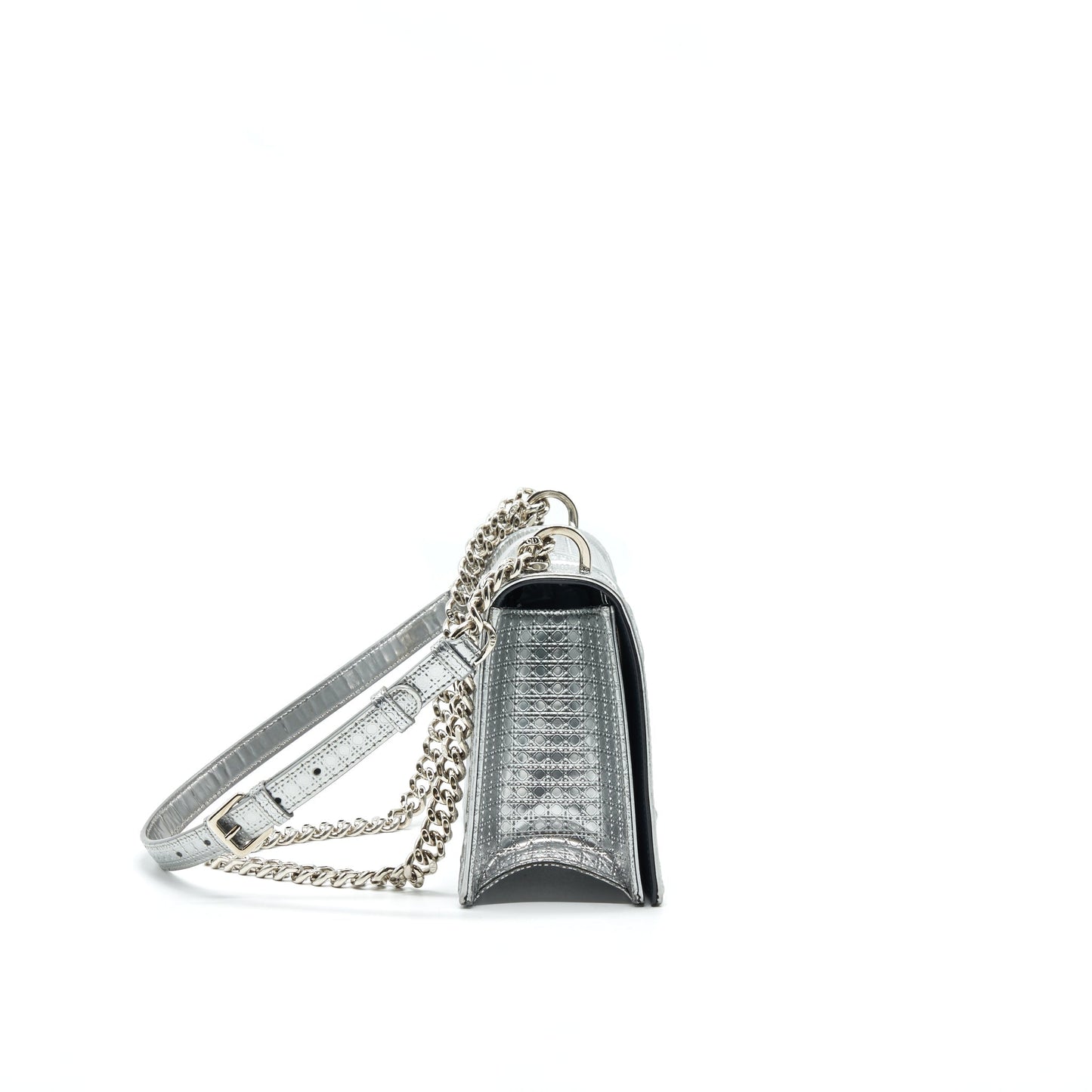 CHRISTIAN DIORAMA MEDIUM METALLIC SILVER