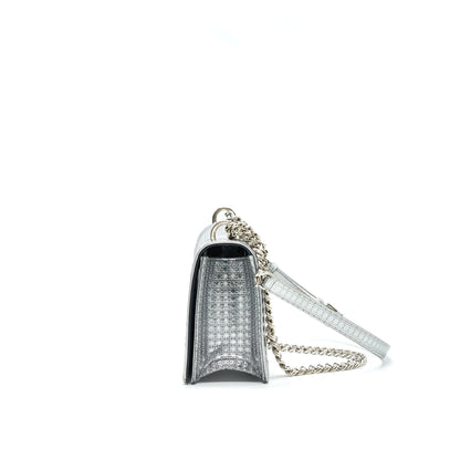 CHRISTIAN DIORAMA MEDIUM METALLIC SILVER