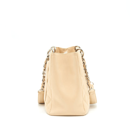 Chanel Grand Shopping Tote Bag Caviar Beige SHW