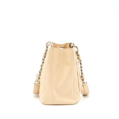 Chanel Grand Shopping Tote Bag Caviar Beige SHW