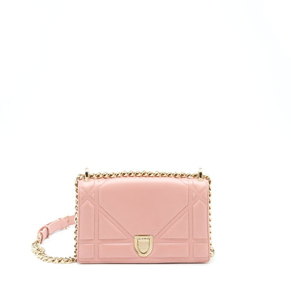 Dior Small Diorama Purse Lambskin Pink