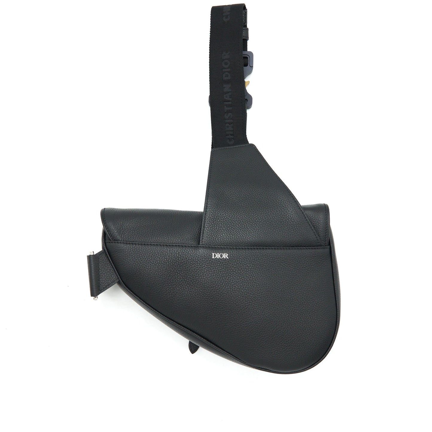 Dior Saddle Purse Grained Calfskin Black