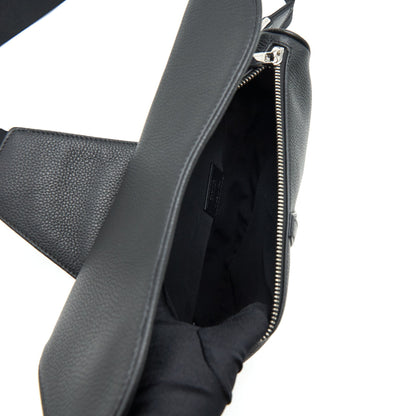 Dior Saddle Purse Grained Calfskin Black