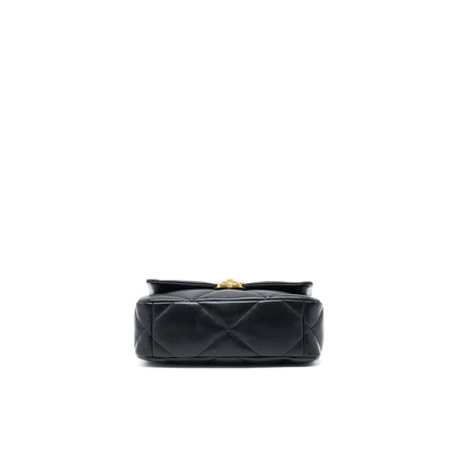 Chanel Small 19 Bag Lambskin Black Multicolour Hardware (Microchip)