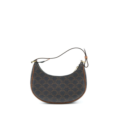 Celine Ava Purse Triophe Canvas/Calfskin Tan