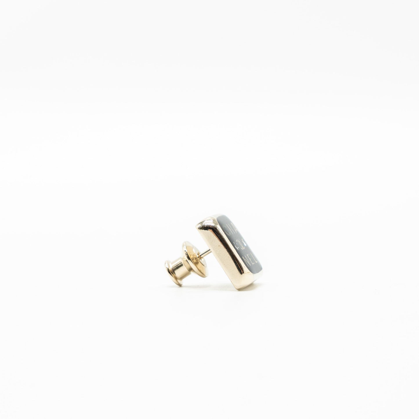 Chanel 3 Pins Square Brooch LGHW