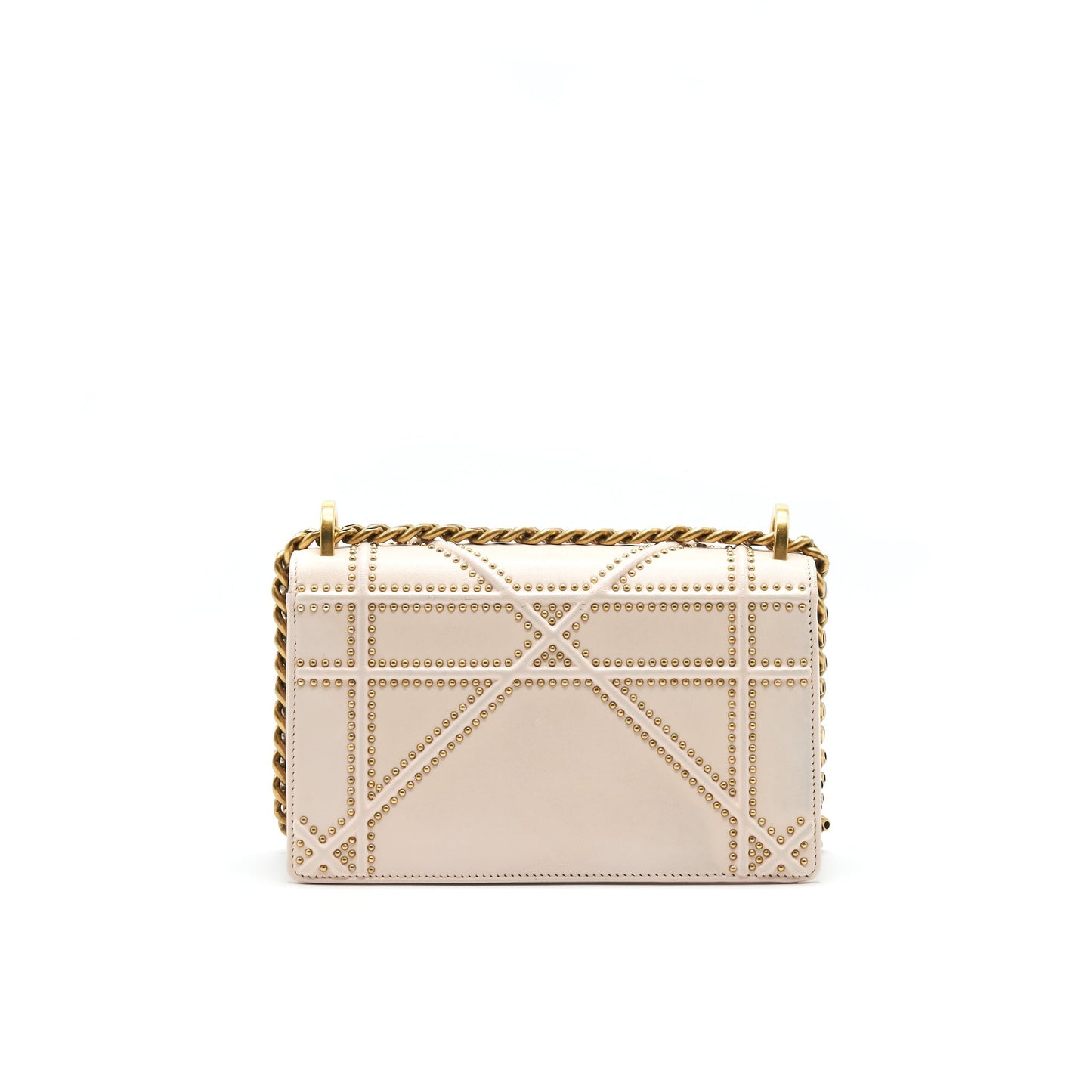 Dior Small Studded Diorama Beige with