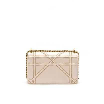 Dior Small Studded Diorama Beige with