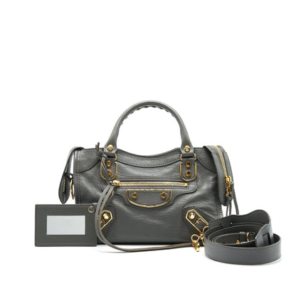 Balenciaga Mini City Purse Grey with