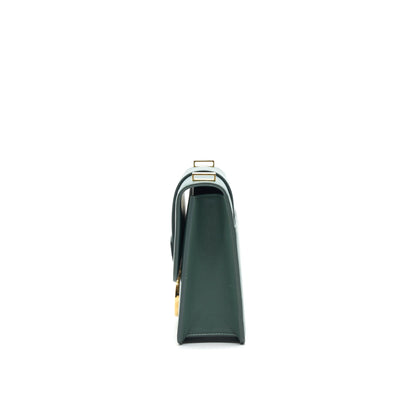 Dior 30 Montaigne Medium Flap Purse Green with