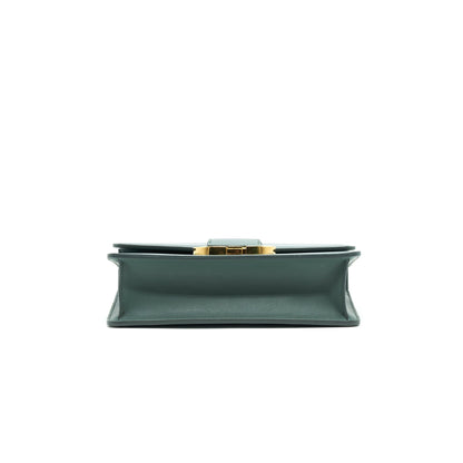 Dior 30 Montaigne Medium Flap Purse Green with