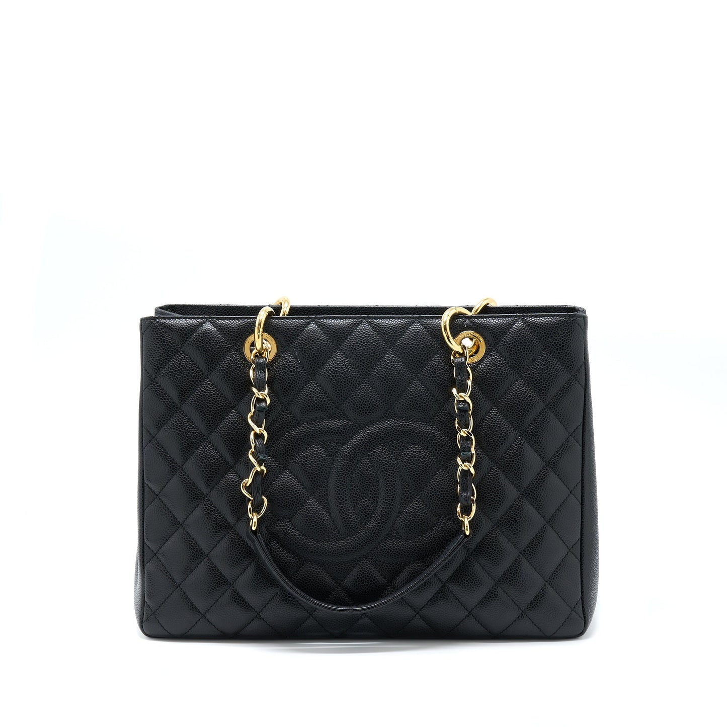 Chanel Grand Shopping Tote Bag Caviar Black GHW