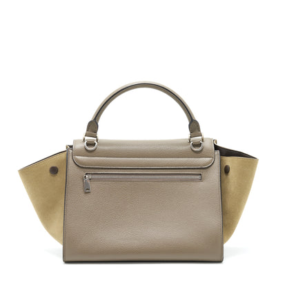 Celine Trapeze Purse Calfskin Grey
