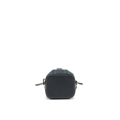 Fendi Mon Tresor Black Canvas Purse
