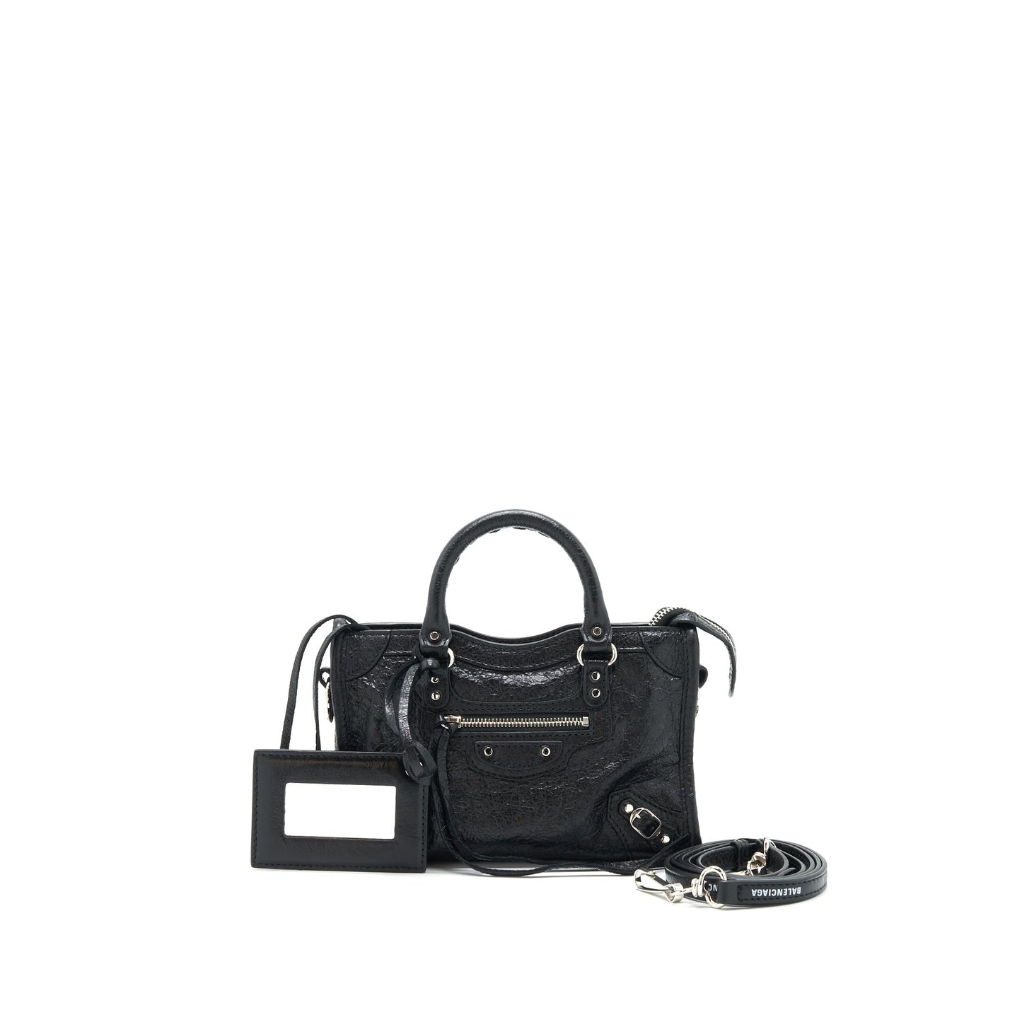Balenciaga Nano City Purse Black