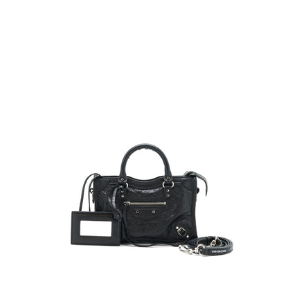Balenciaga Nano City Purse Black