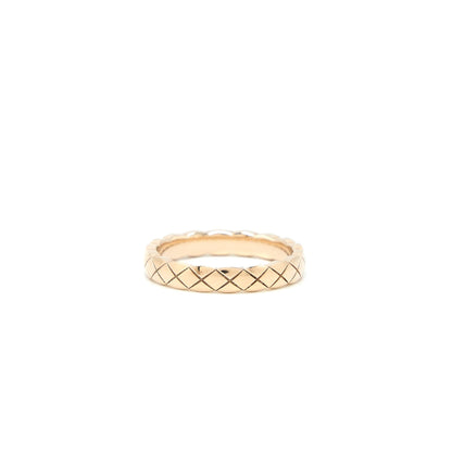 Chanel Size 51 Coco Crush Ring Mini Version Beige Gold