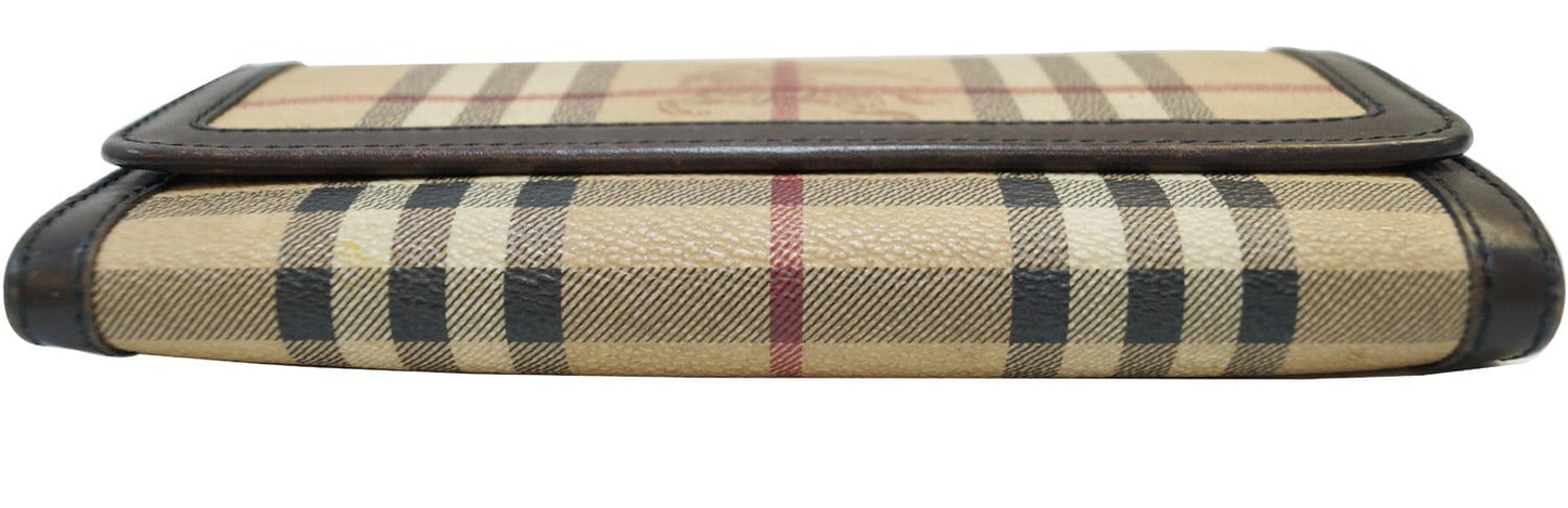 BURBERRY Haymarket check Wallet