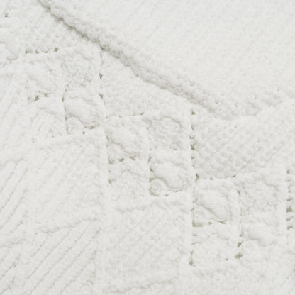 Chanel Size 38 25P Jacket Cotton/Mixed Fibres White SHW
