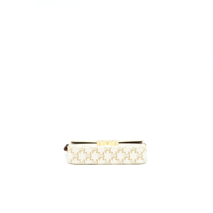 Celine Triomphe Mini Purse Calfskin White
