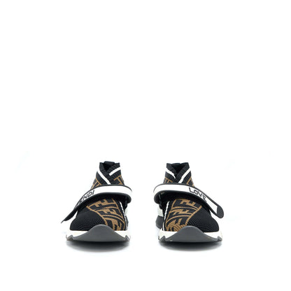 Fendi Size 37 Fabric Black Sneaker