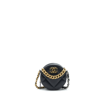 CHANEL 19 Clutch With Chain In Black