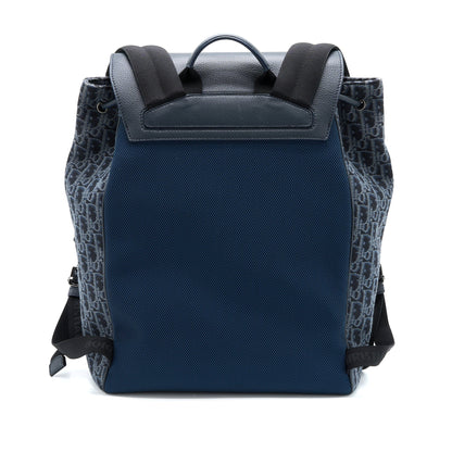 Dior Homme Backpack Oblique Jacquard Canvas/Leather Grey