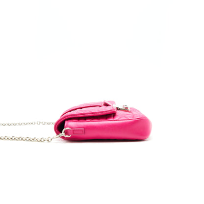 Dior Miss Dior Mini Crossbody Chain Bag Pink SHW