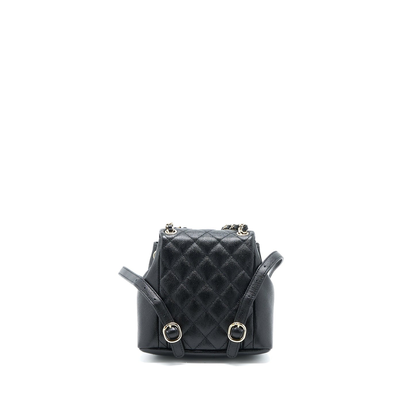 Chanel 23p Mini Triple Pack Backpack Caviar Black LGHW (Microchip)