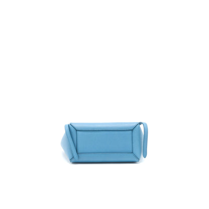 Celine Nano Belt Purse Grained Calfskin Blue