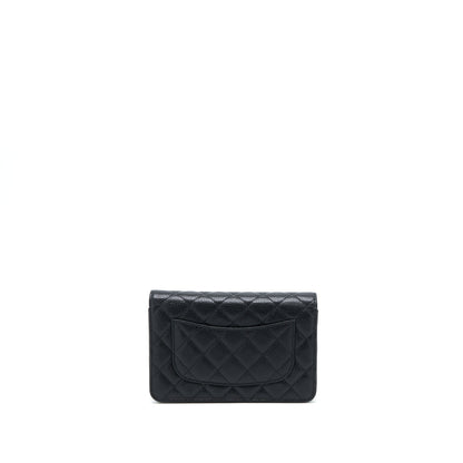 Chanel Classic Wallet On Chain Black Caviar SHW