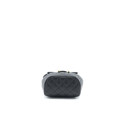 Chanel 23p Mini Flap Backpack Caviar Black LGHW (Microchip)