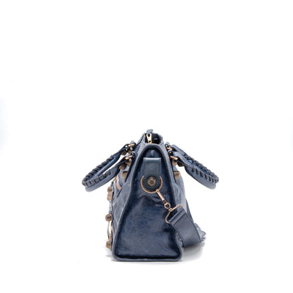 Balenciaga Giant City Purse Dark Blue