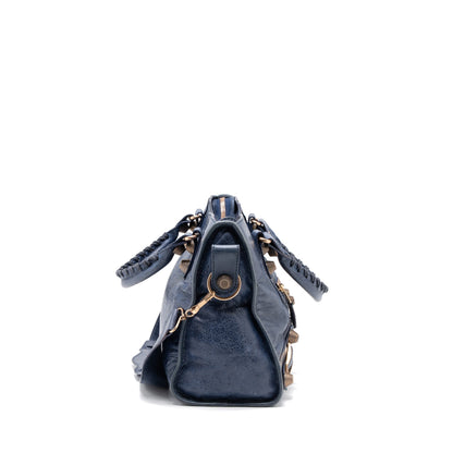 Balenciaga Giant City Purse Dark Blue