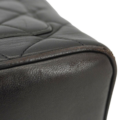 CHANEL Medallion Quilted Leather Tote Bag Black