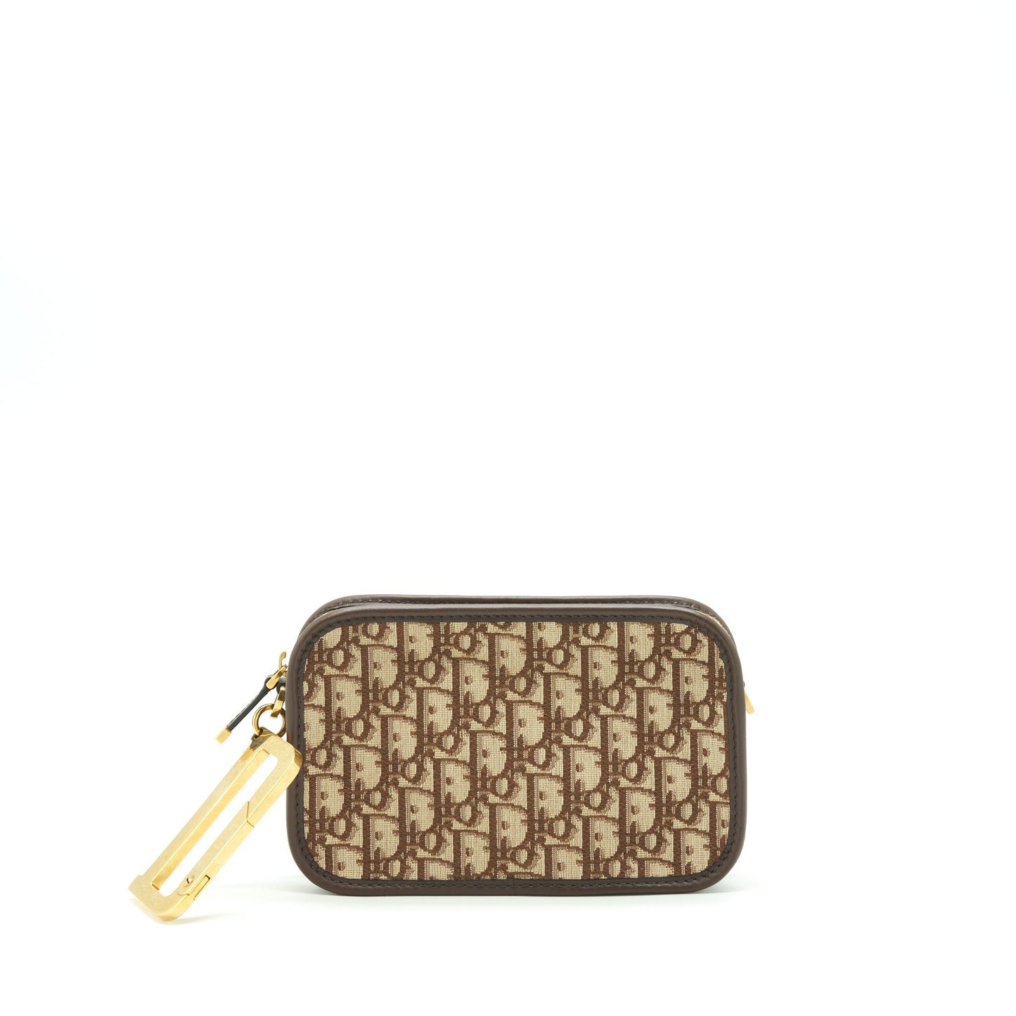 Dior Diorquake Pouch Brown Oblique Canvas